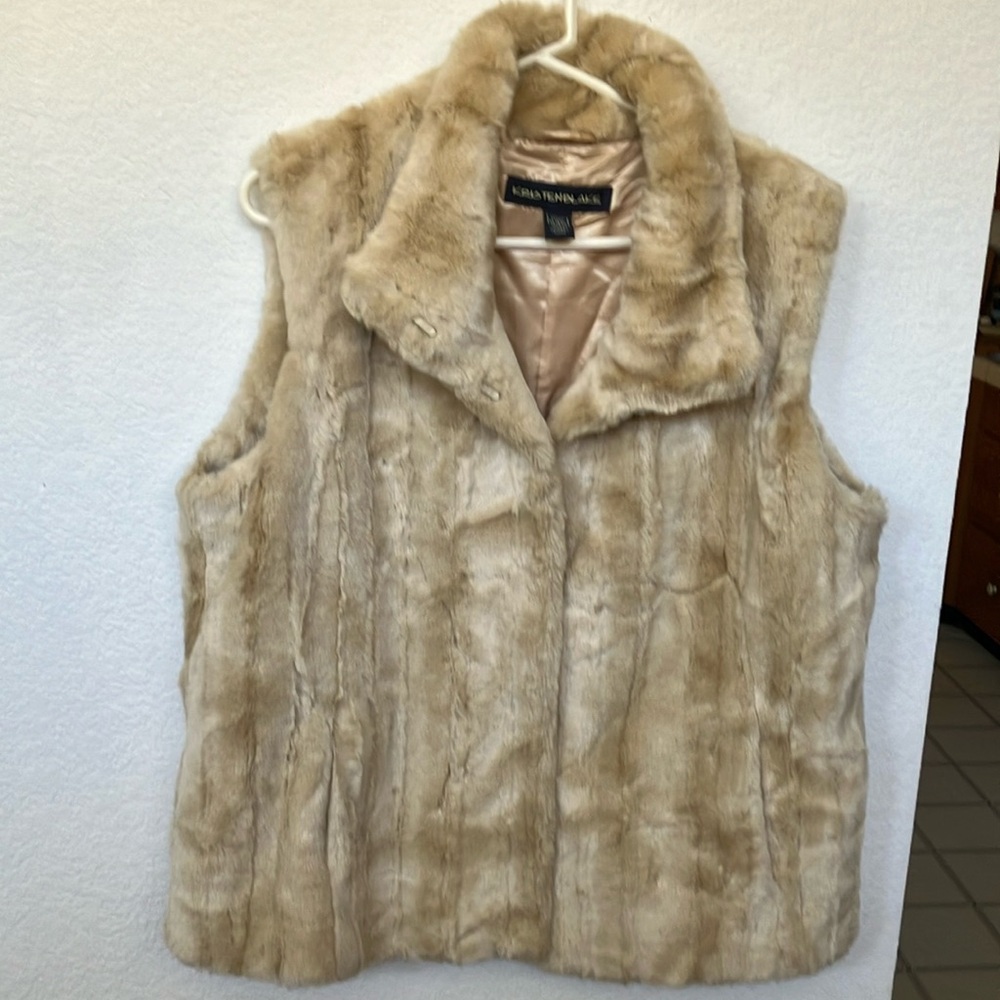 Ladies vest faux - XL